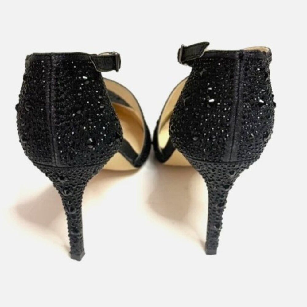 Jessica Simpson Accile Black Rhinestone Heels Size 8M – Worn Twice - Picture 7 of 10